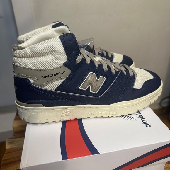 New Balance x Aime Leon Dore 650R ‘Navy Grey’ Men's Size 12 - Picture 4 of 6